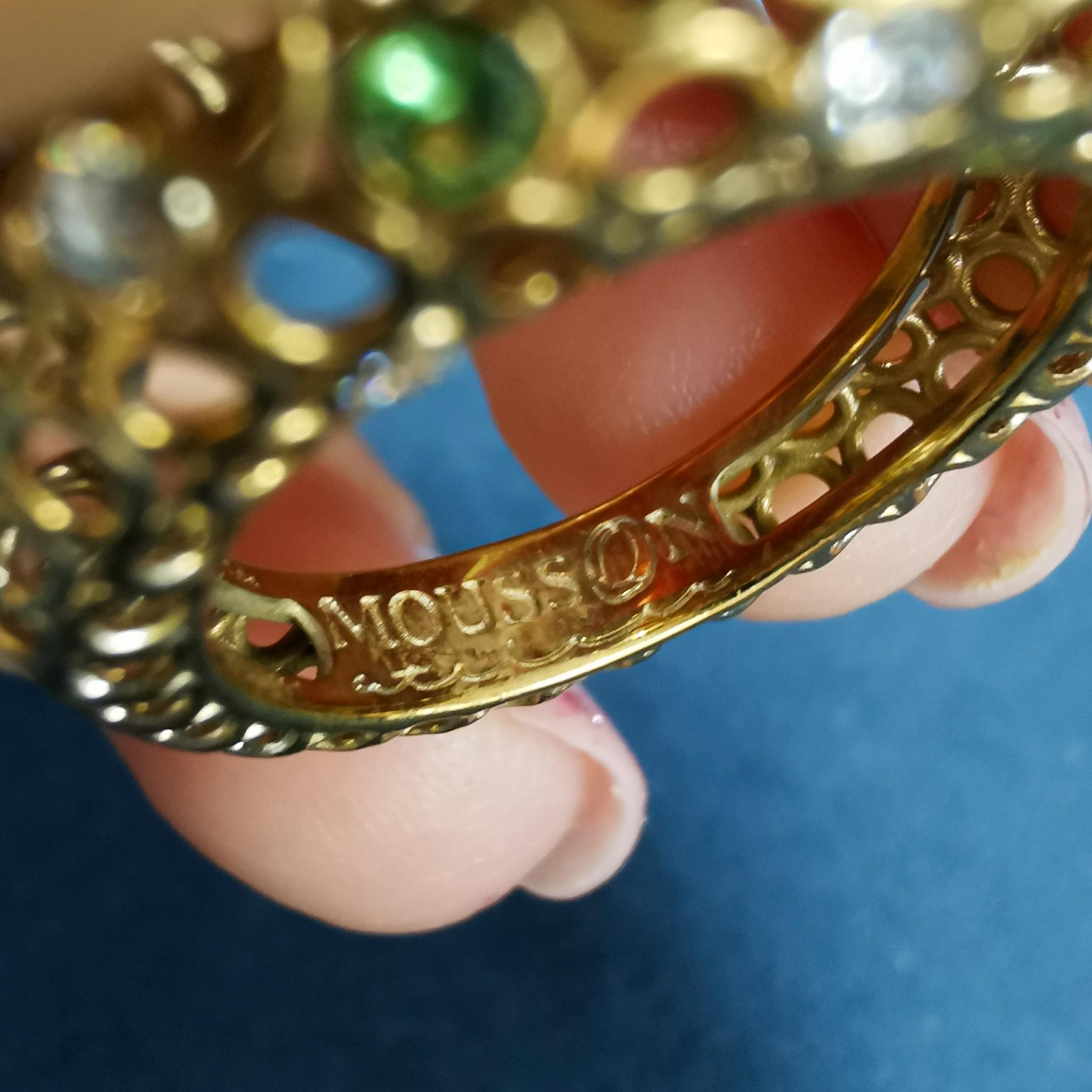 De las mujeres Anillo Burbuja Tsavoritas Diamantes Oro Amarillo 18 Kilates