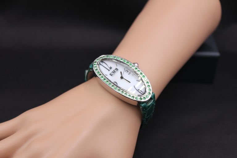 Tsavorite Diamond 1.90 Tcw Unisex Luxury New Watch Tiffany & Co wows at LVMH Watch Week with diamond-studded  main image 4