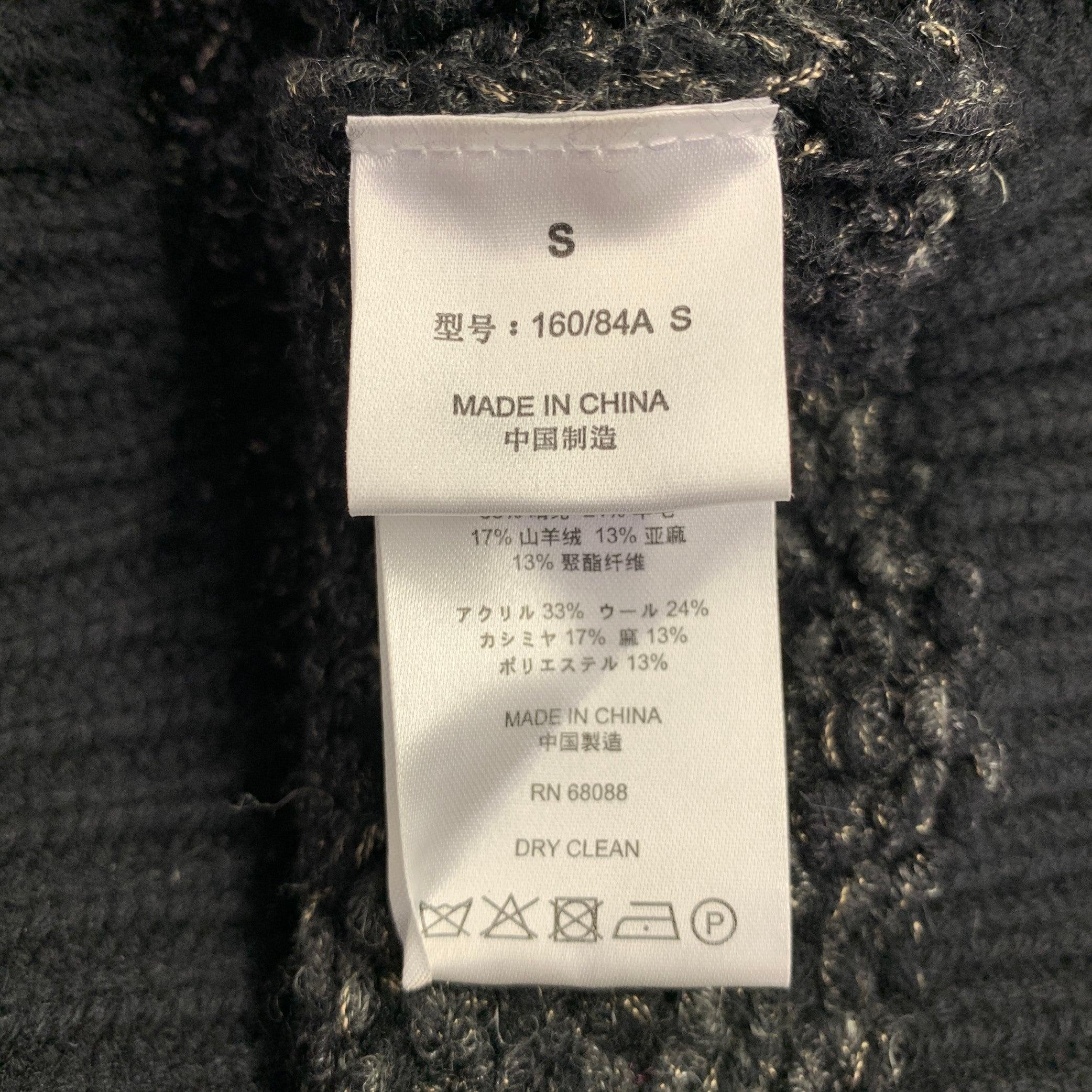 TSE Talla S Negro Carbón Mezcla de Lana Jersey de Manga Corta en venta 2