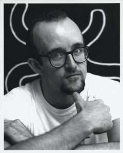 Retro Tseng Kwong Chi Keith Haring photograph (Keith Haring Tseng Kwong Chi) 