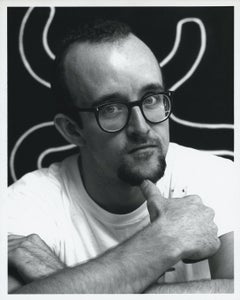 Keith Haring Tseng Kwong Chi photograph (Tseng Kwong Chi Keith Haring)