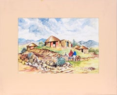 Village sud-africain - Paysage