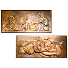 Tshibanda-Bondo-Kupferplatten mit niedrigem Relief:: 1981