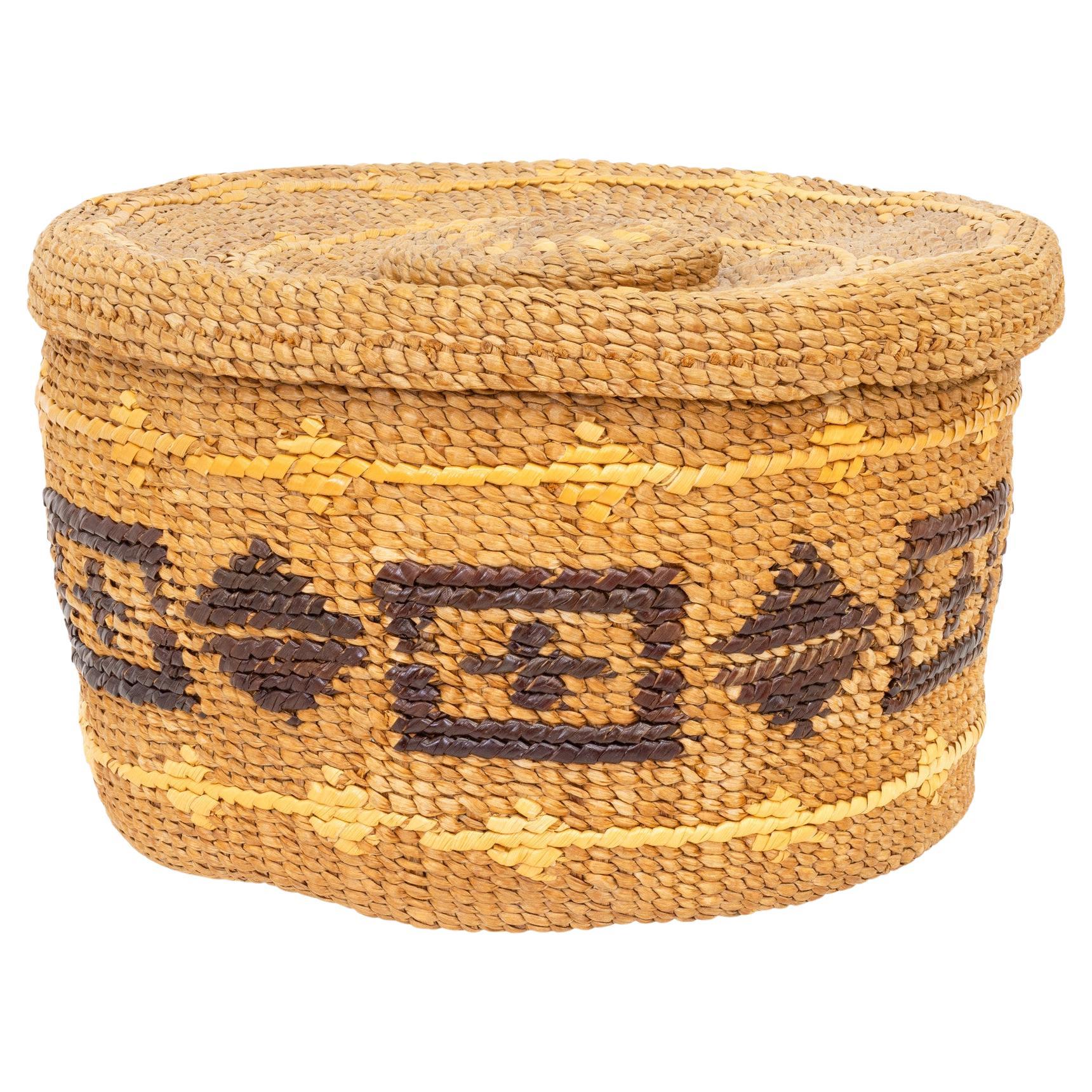 Tsimishian Lidded Basket