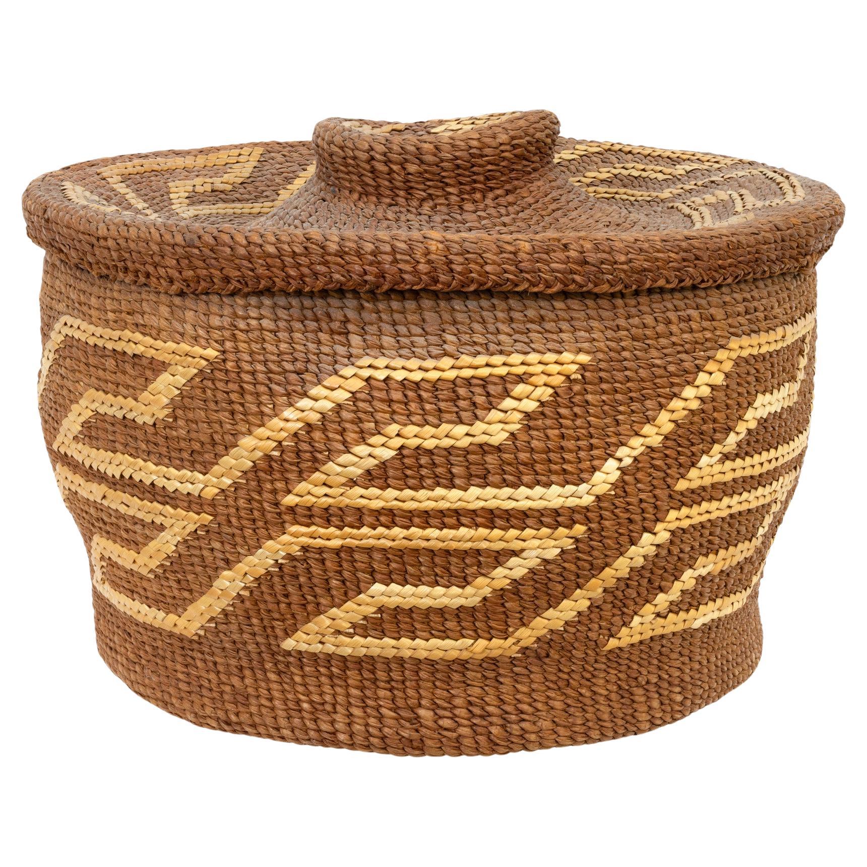 Tsimshian Lidded Basket