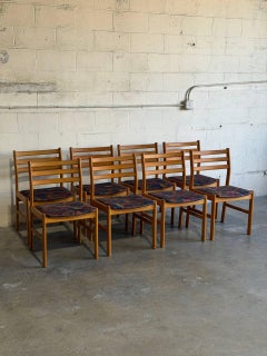 Set di 8 sedie da pranzo T.S.M. Beechwood, stile vintage danese Mid-Century Modern