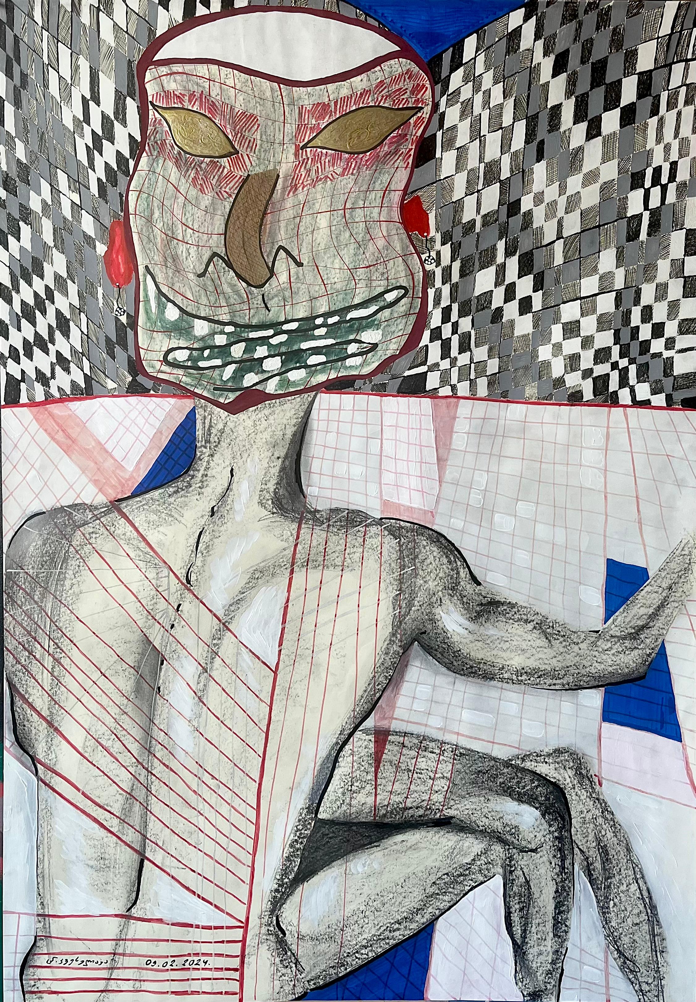 Zeitgenössische georgische Kunst von Tsotne Kveselava - Excitement