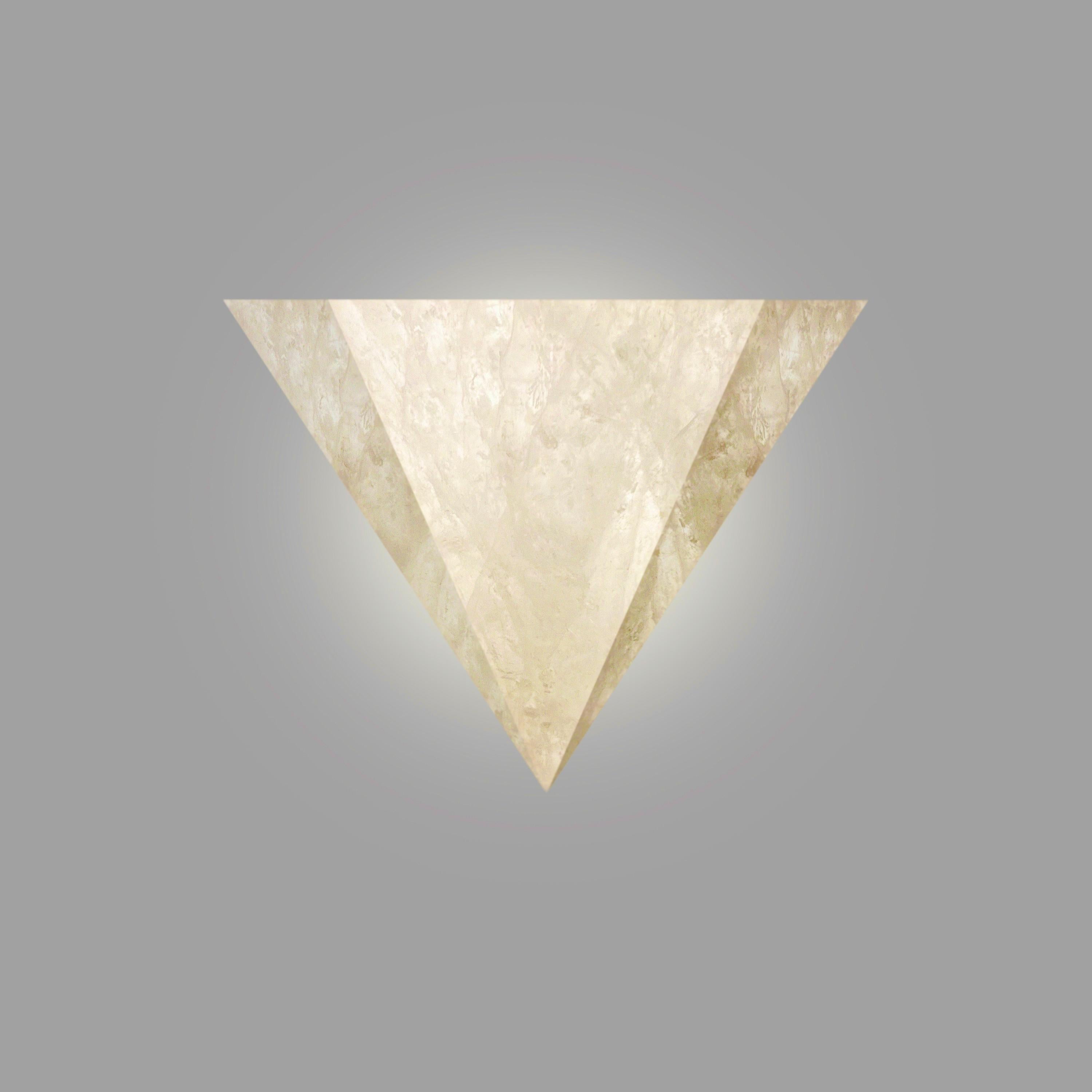 TSP9 Rock Crystal Sconces In New Condition For Sale In New York, NY
