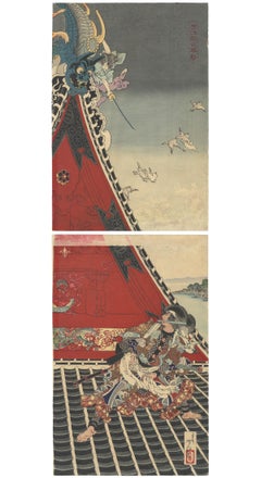 Yoshitoshi Tsukioka, 19th Century, Japanese Woodblock Print, Ukiyo-e, Kakemono-e