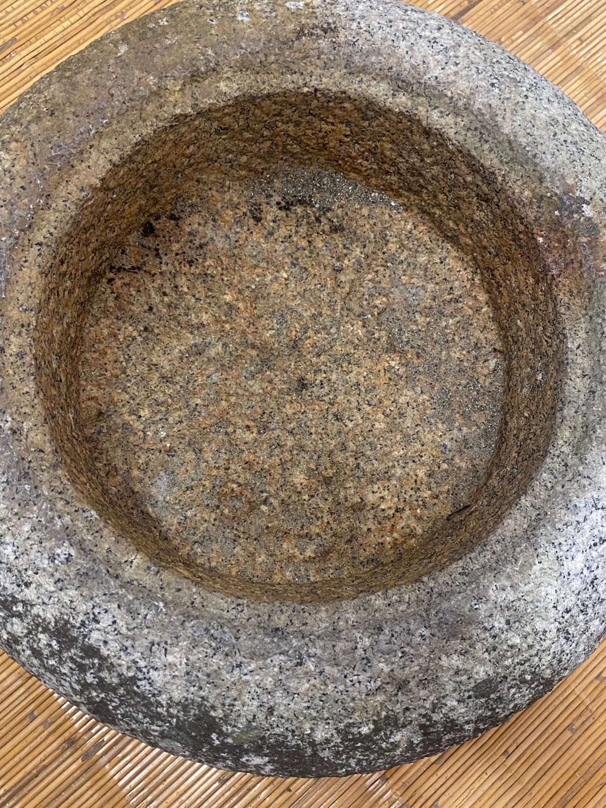 Hand-Crafted Tsukubai, A 19th century Japanese Granite Water Trough