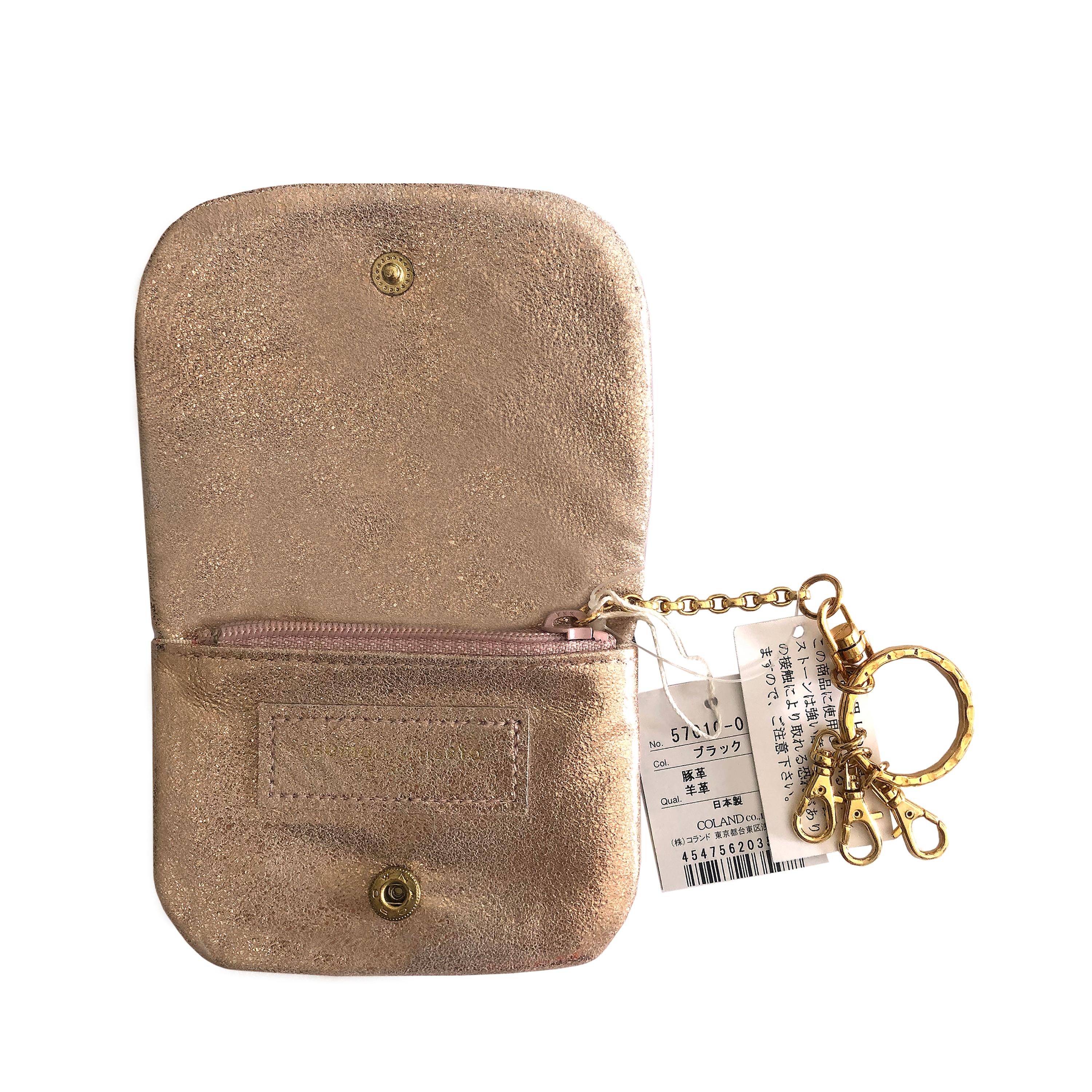 Tsumori Chisato - Leder Schlüsselanhänger / Geldbörse - NEU mit Etiketten + Box & Stofftasche im Angebot 2