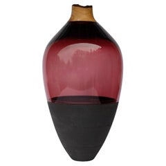 TSV5 Vase rouge empilable de Pia Wüstenberg