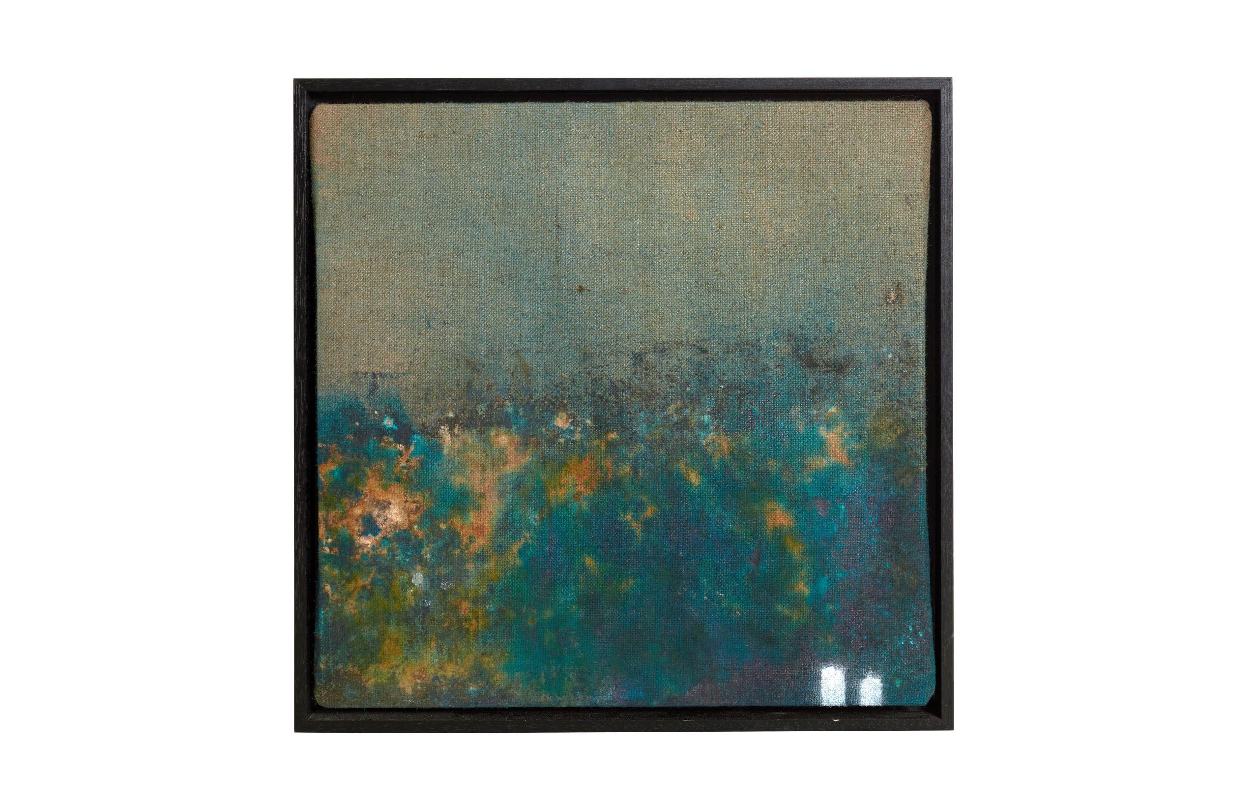 TTOZOI Abstract Painting - Ttozoi, Genius Loci, #8, 2021, Abstract painting, canvas, blue, green, nature