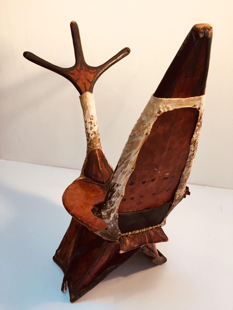 Tuareg Leather Camel Saddle from Niger Agadez Africa im Angebot bei 1stdibs