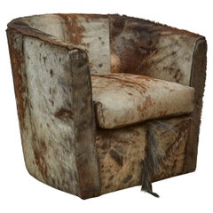 Tub Chair, Wildebeest Hide