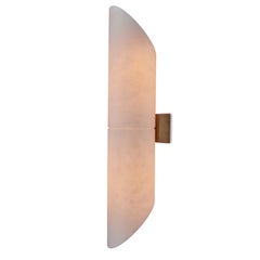 'Tuba' Handcrafted Alabaster Sconce by Denis De La Mesiere