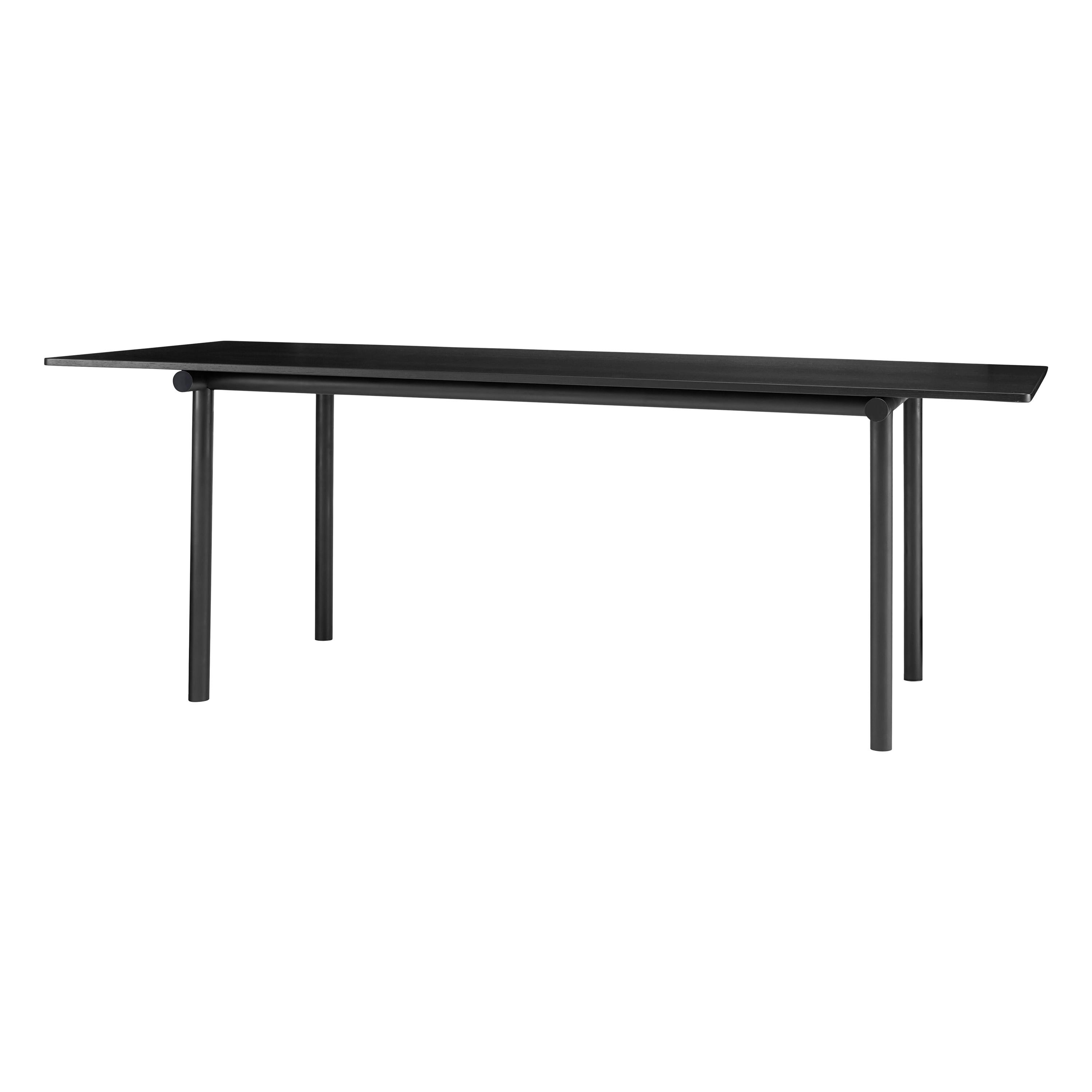 Tubby Tube Conference Table with Black Steel Frame by Faye Toogood