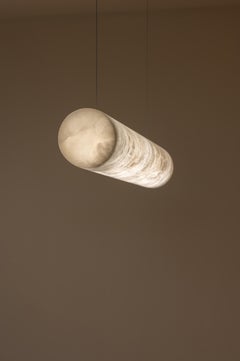 Lámpara colgante Tube 12/100 de United Alabaster