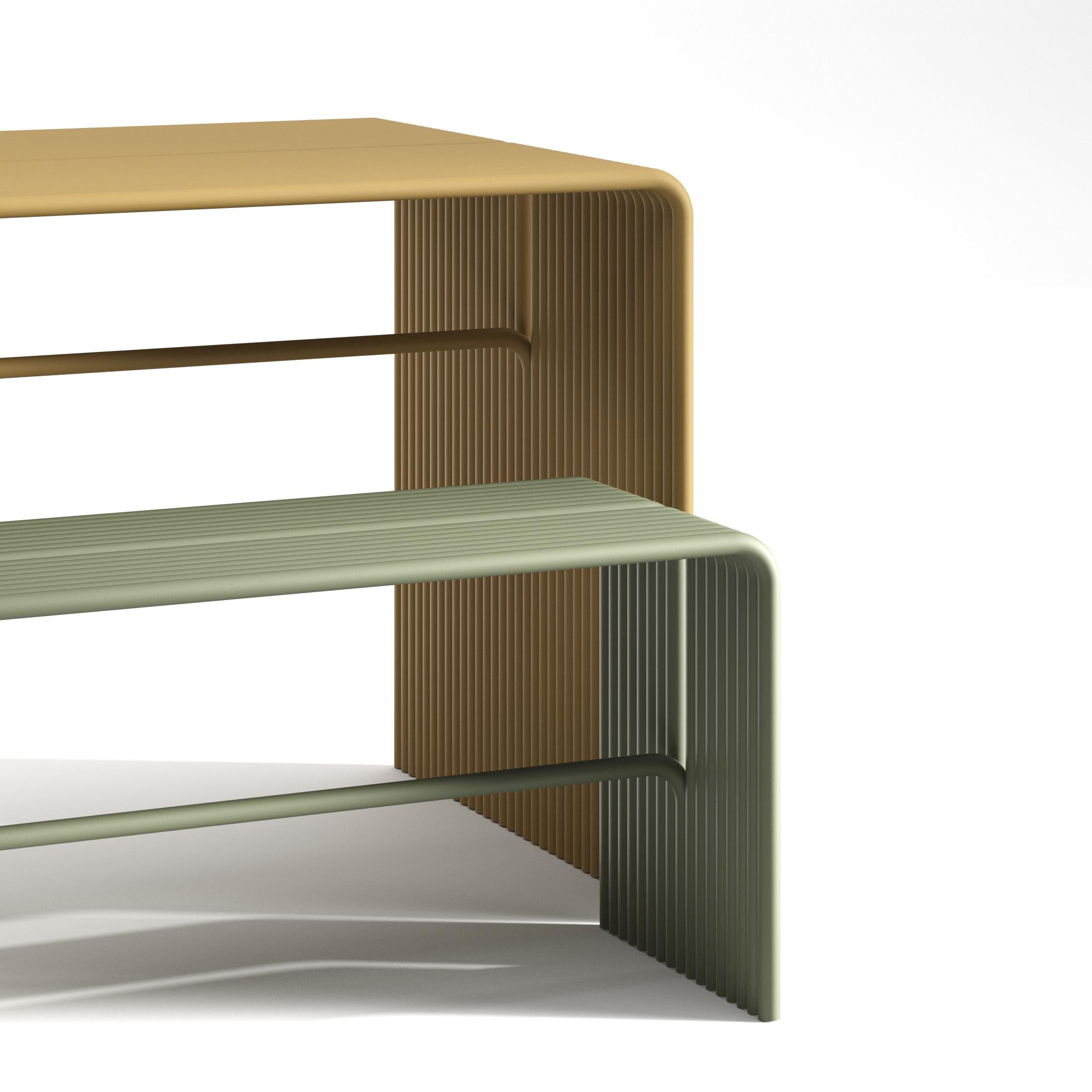 XXIe siècle et contemporain Banc en aluminium TUbe par Joyf en vente