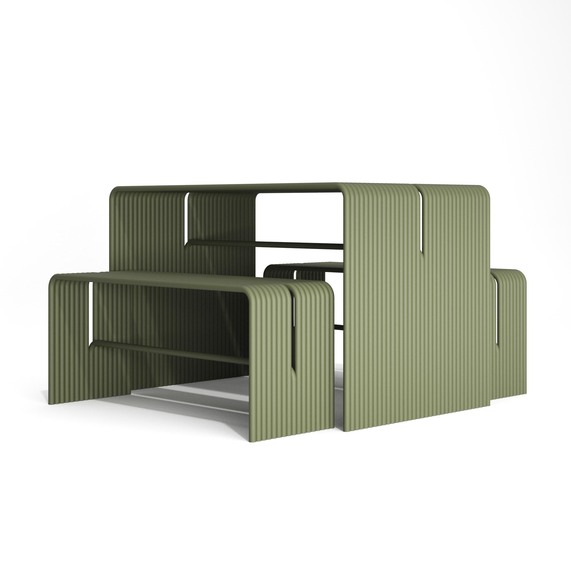Aluminium Banc en aluminium TUbe par Joyf en vente