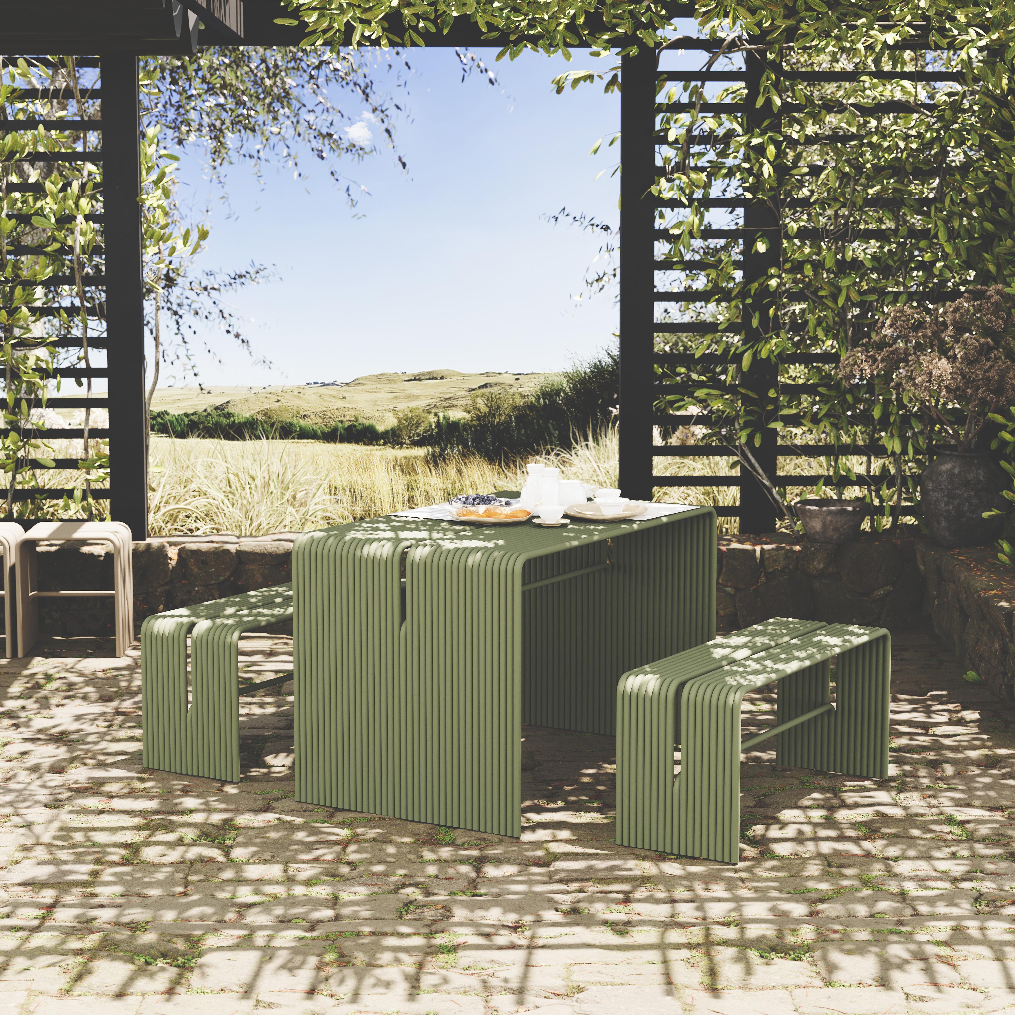 Banc en aluminium TUbe par Joyf en vente 1