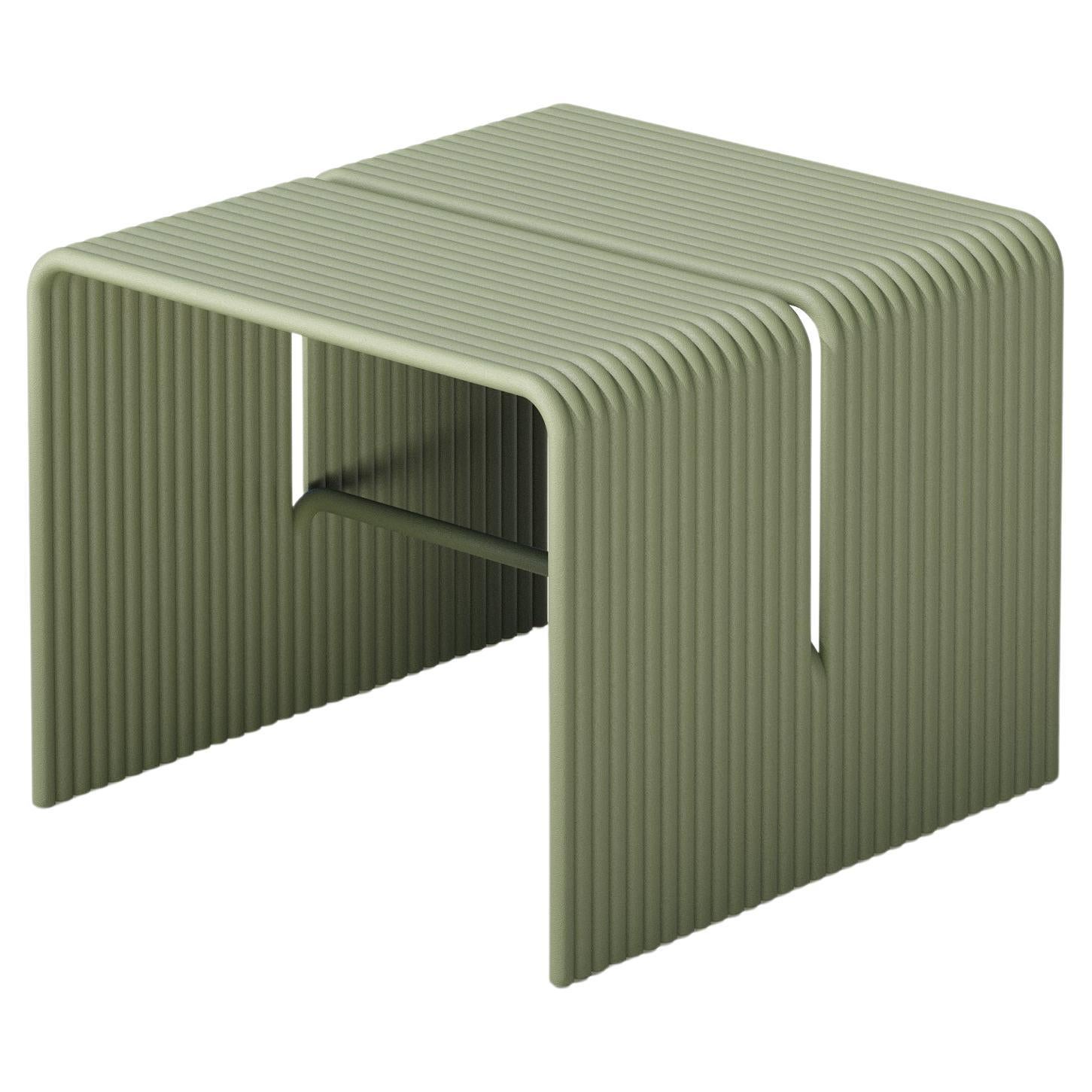 Table basse en aluminium TUbe par Joyf en vente