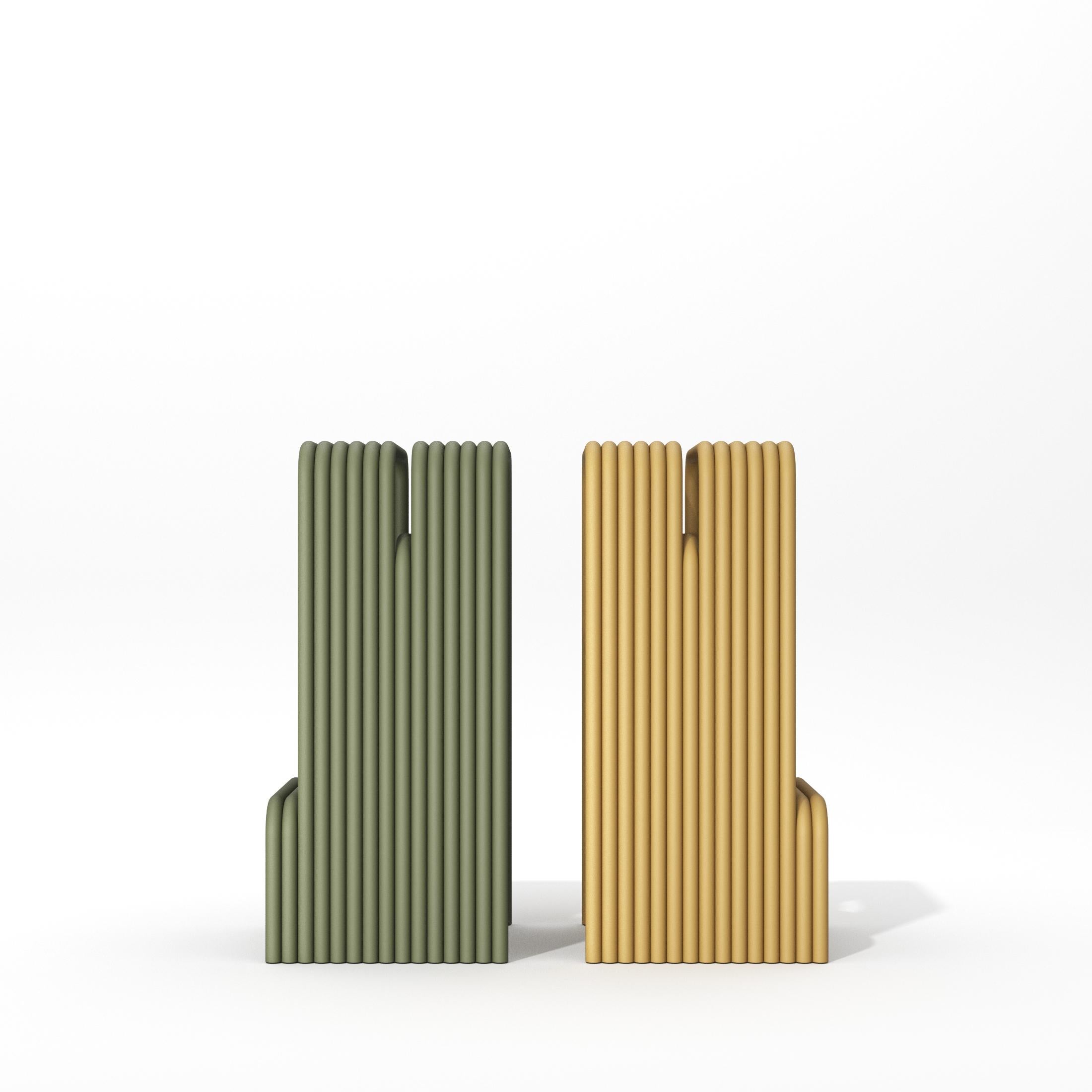 Tabouret de comptoir en aluminium TUbe par Joyf en vente 2