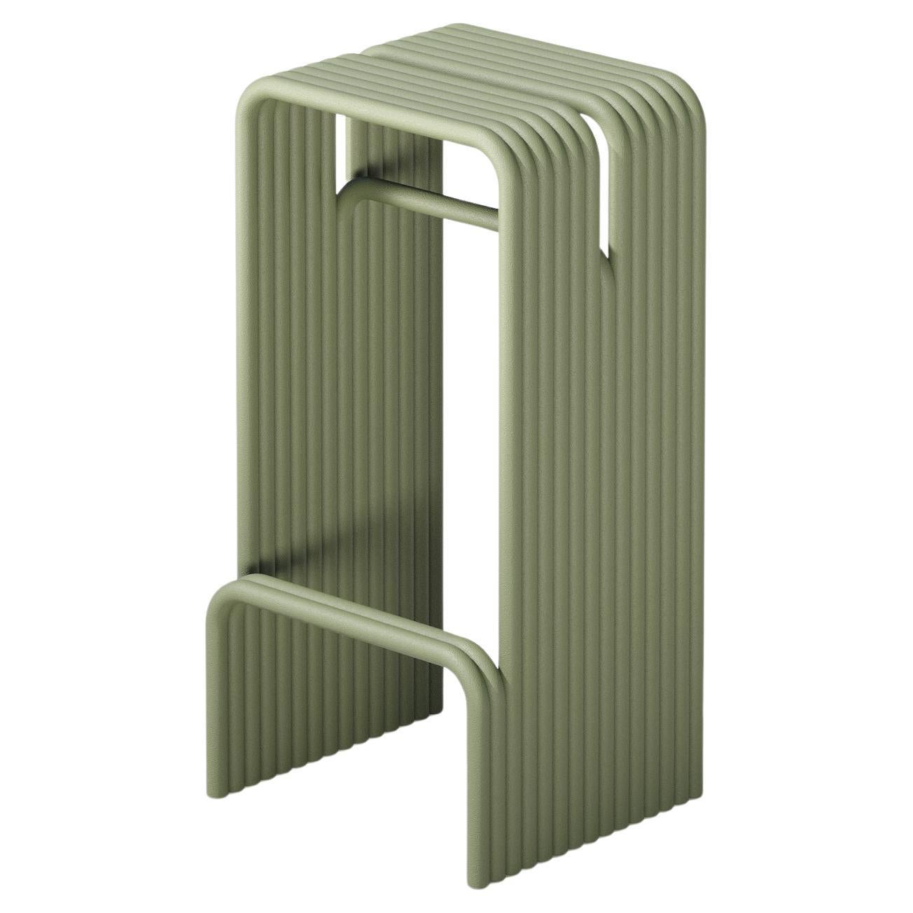 Tabouret de comptoir en aluminium TUbe par Joyf