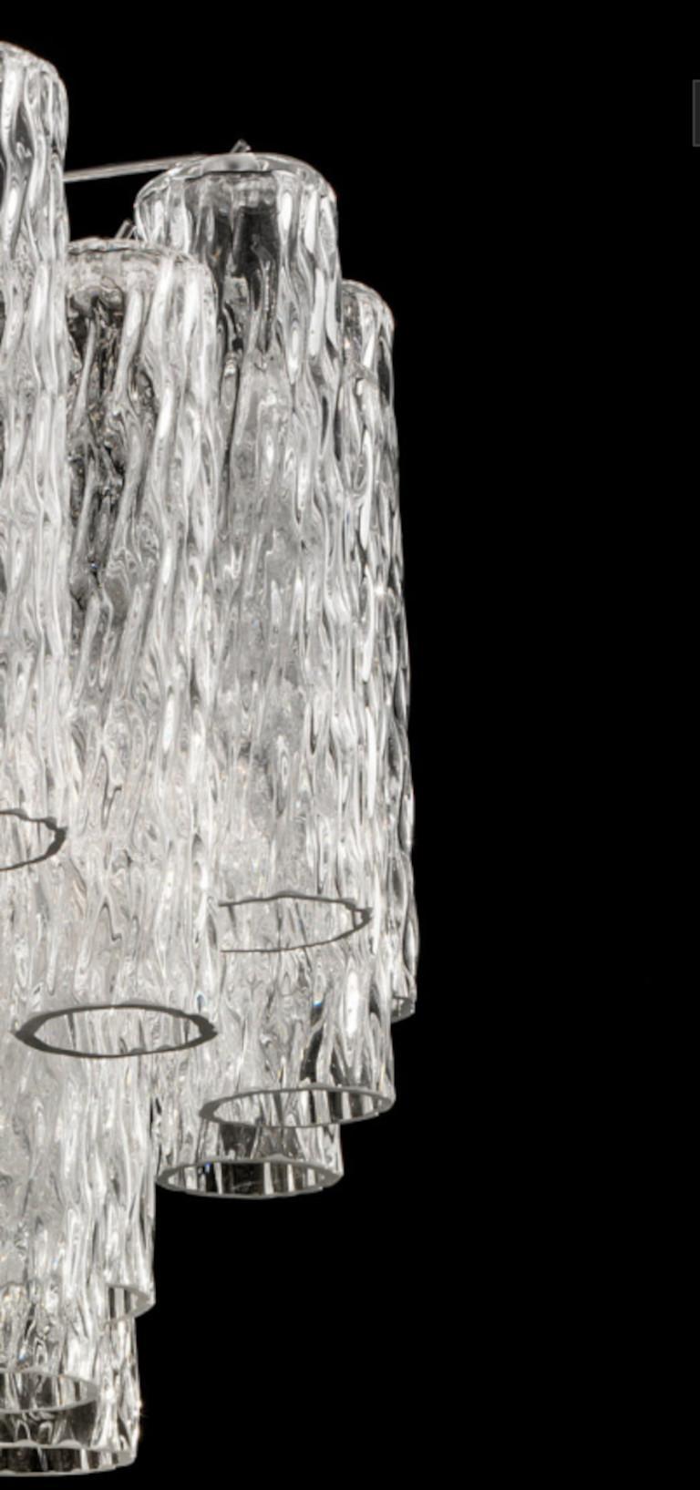 Italiano Lampadario a tubo di Fabio LTD in vendita