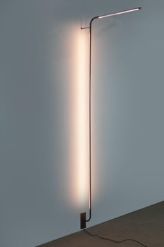 Tube Darkened Brass Wall Lamp by Gentner Design