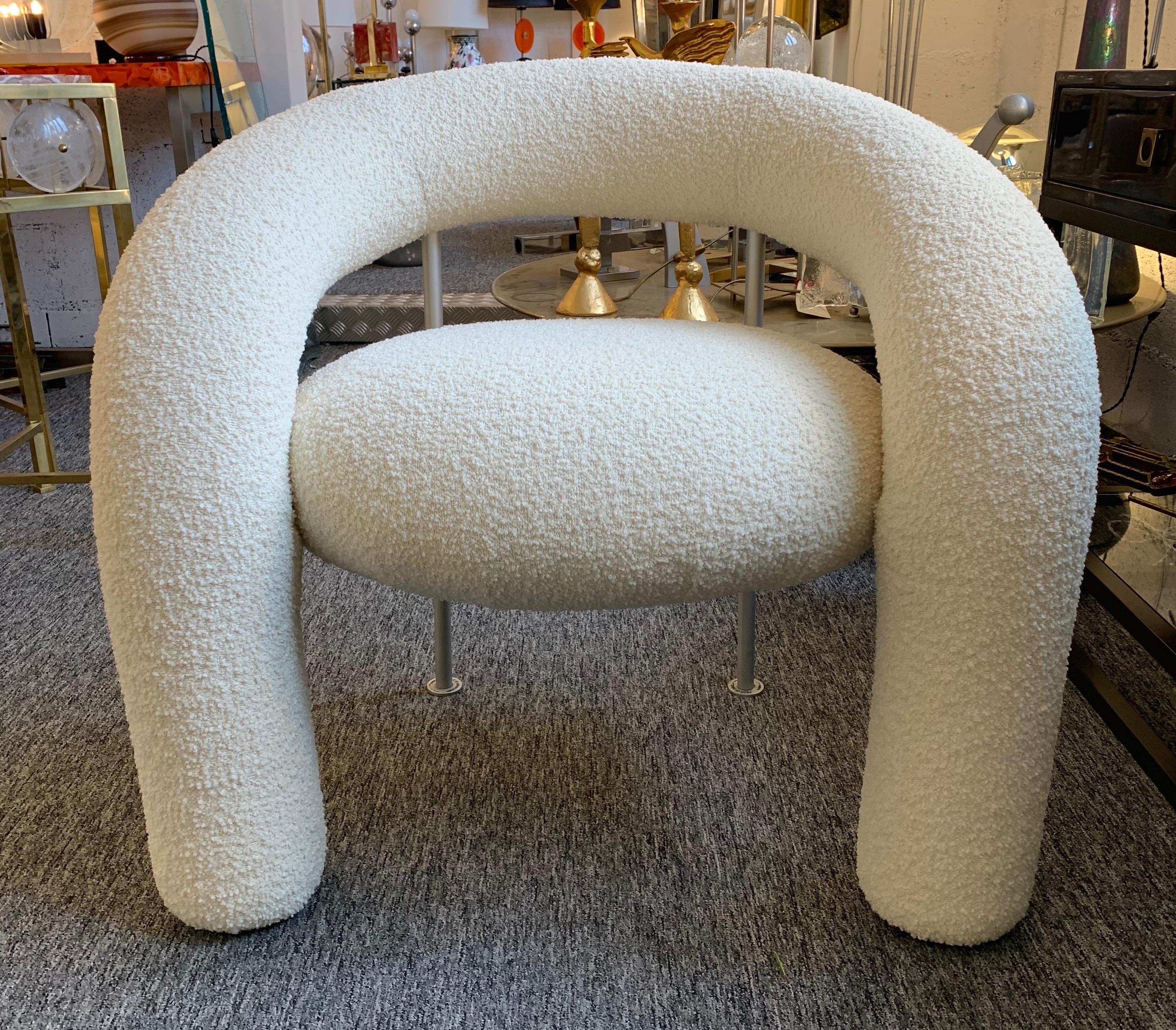 Space Age Tube Living Room Set Armchairs Sofa by Rossi di Albizzate, Italy, 1990s