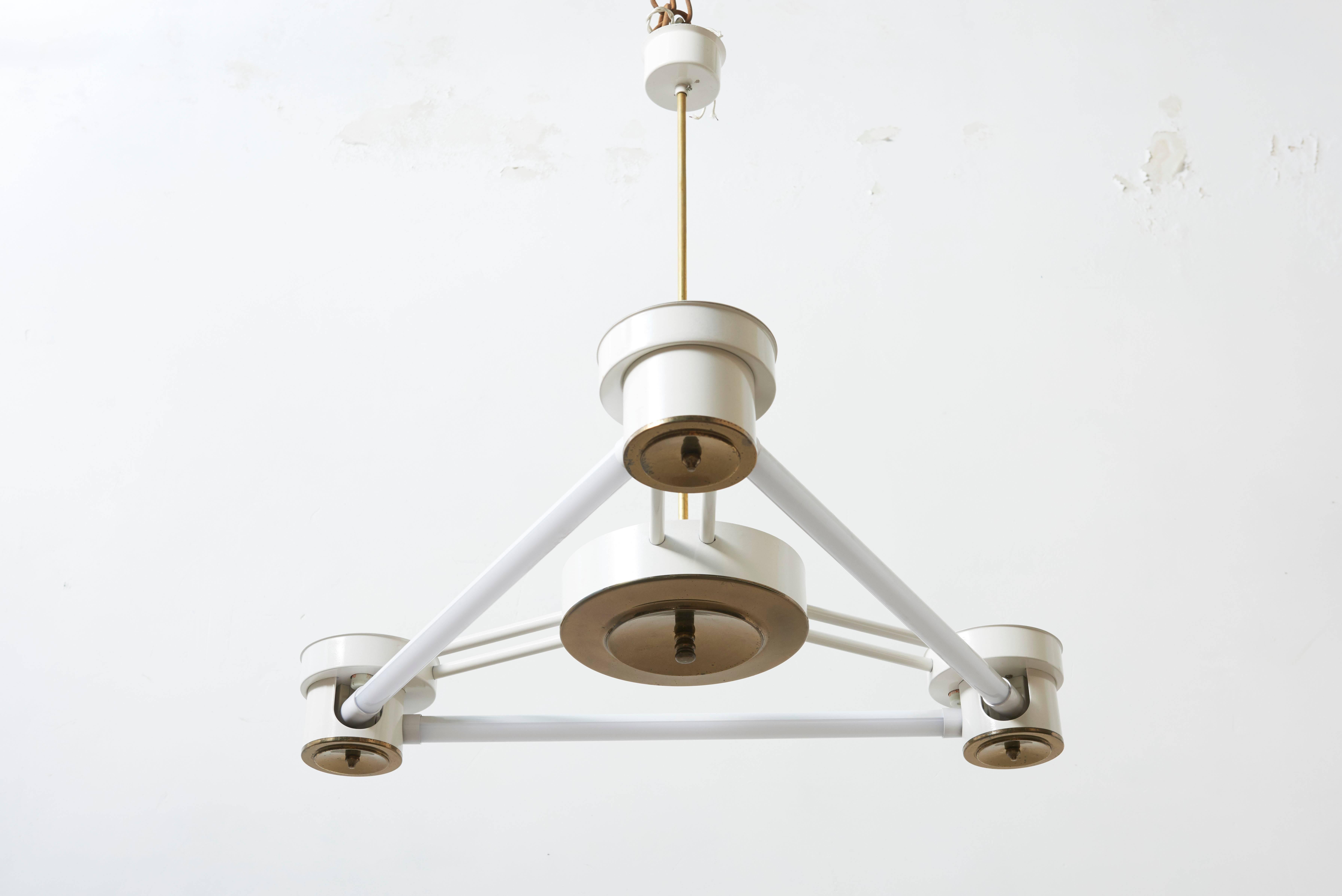 Mid-20th Century Tube Pendant by Kaiser