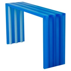 Tube Resin Console/Console Table in Blue by Facture, REP by Tuleste Factory