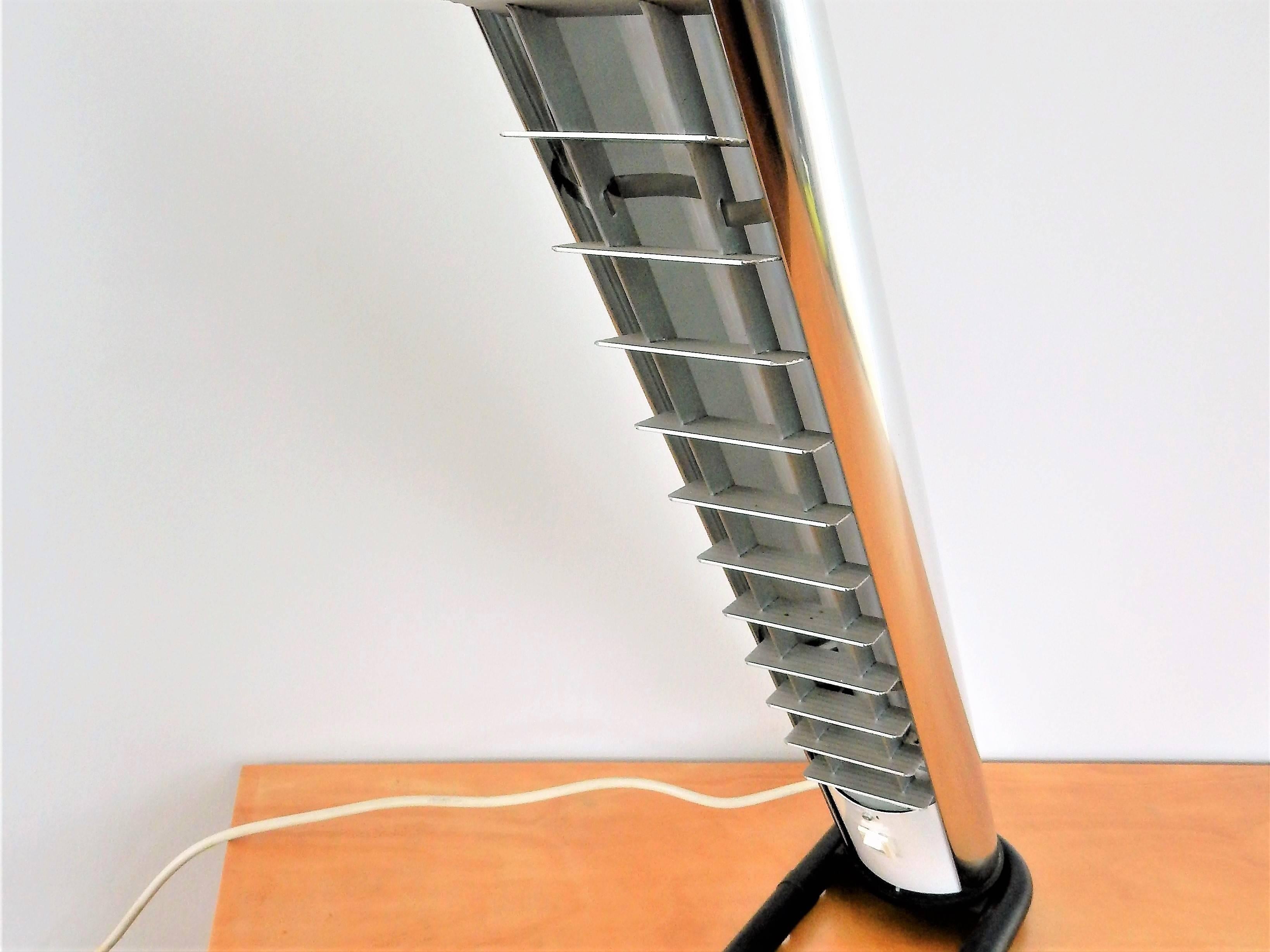 Tube Shape Desk Lamp by Göran Pehrson for Ateljé Lyktan, 1978 In Good Condition For Sale In Steenwijk, NL