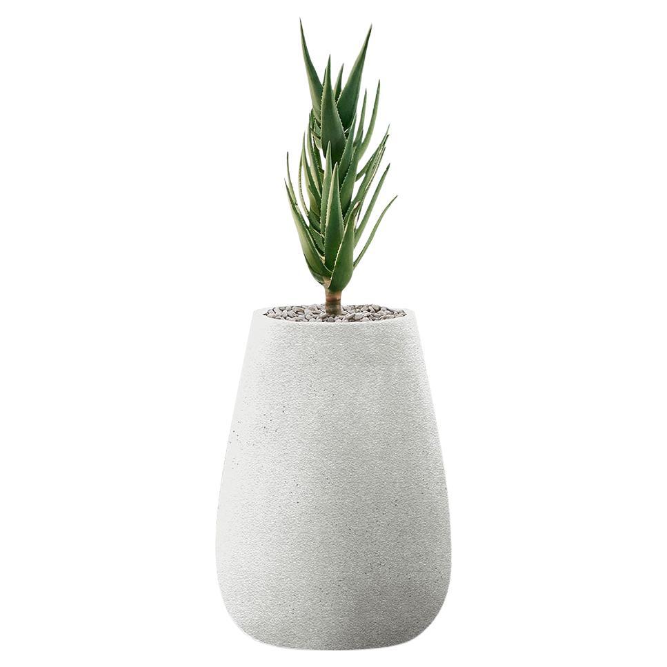 Tuber Medium Grey Planter by Indigenus