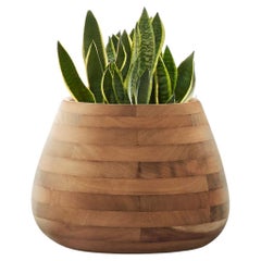 Petite jardinière en bois huilé indigenus