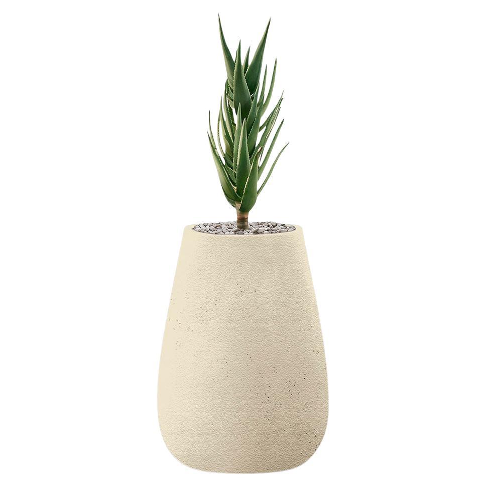 Tuber XS Sandstone Planter by Indigenus