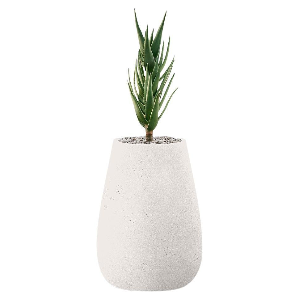 Tuber XS White Planter by Indigenus