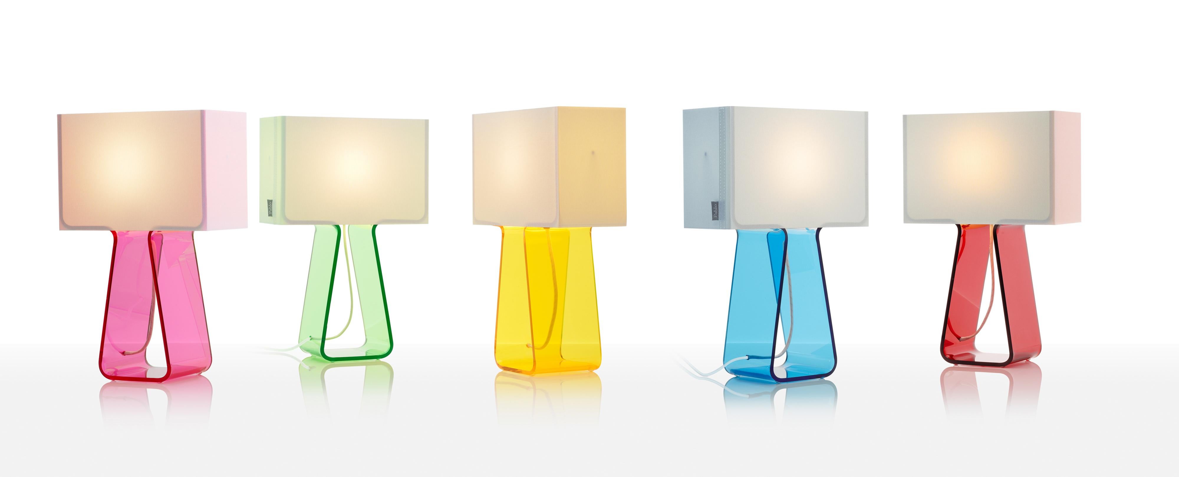 Lampe de table Tubetop bleu ciel par Pablo Designs Neuf - En vente à San Francisco, CA