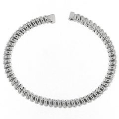 18K White Gold Tubogas Bracelet