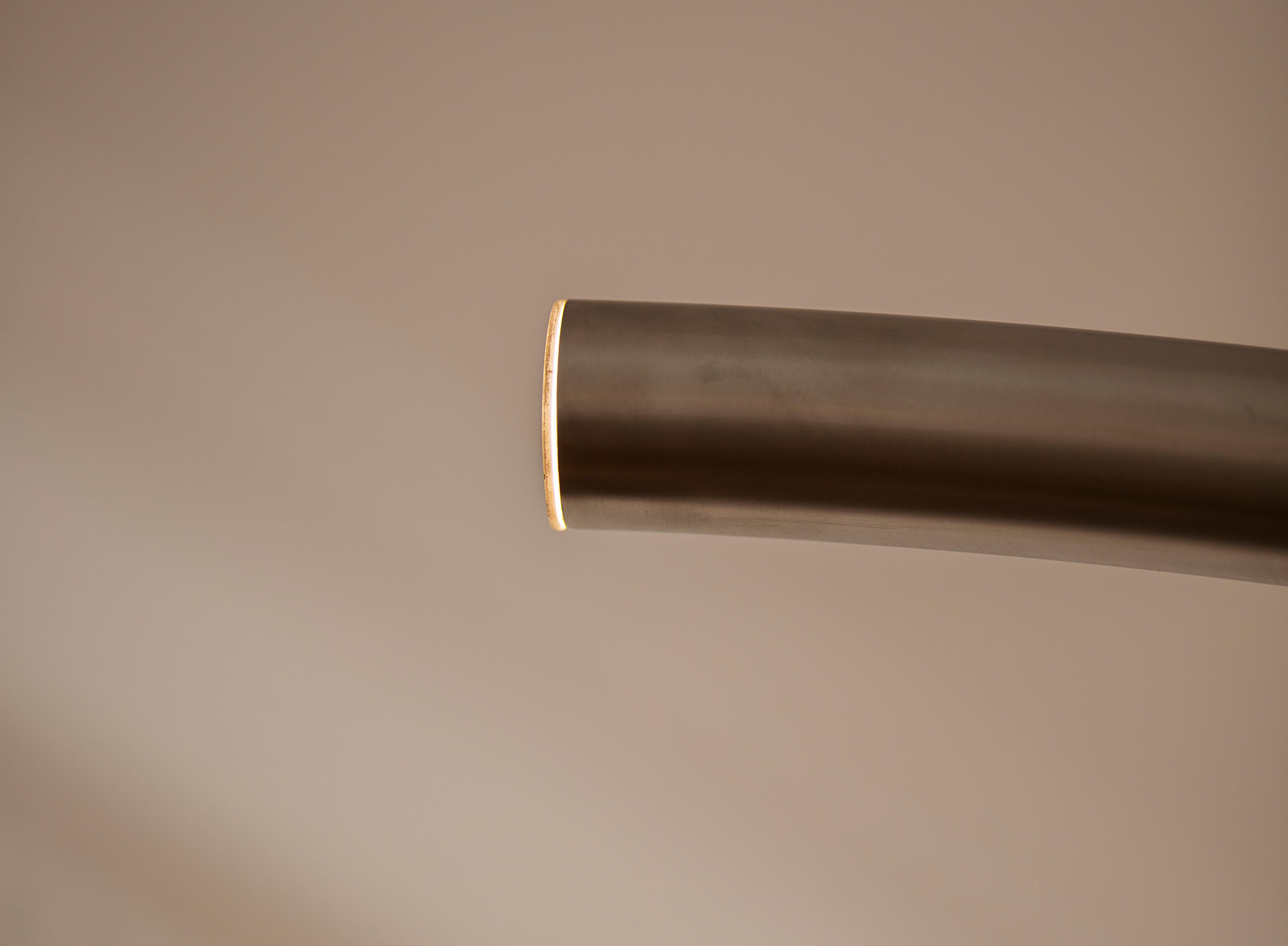 Sculptural Contemporary Floor Lamp in Steel by Max Enrich – Limited Edition ONE For Sale 6