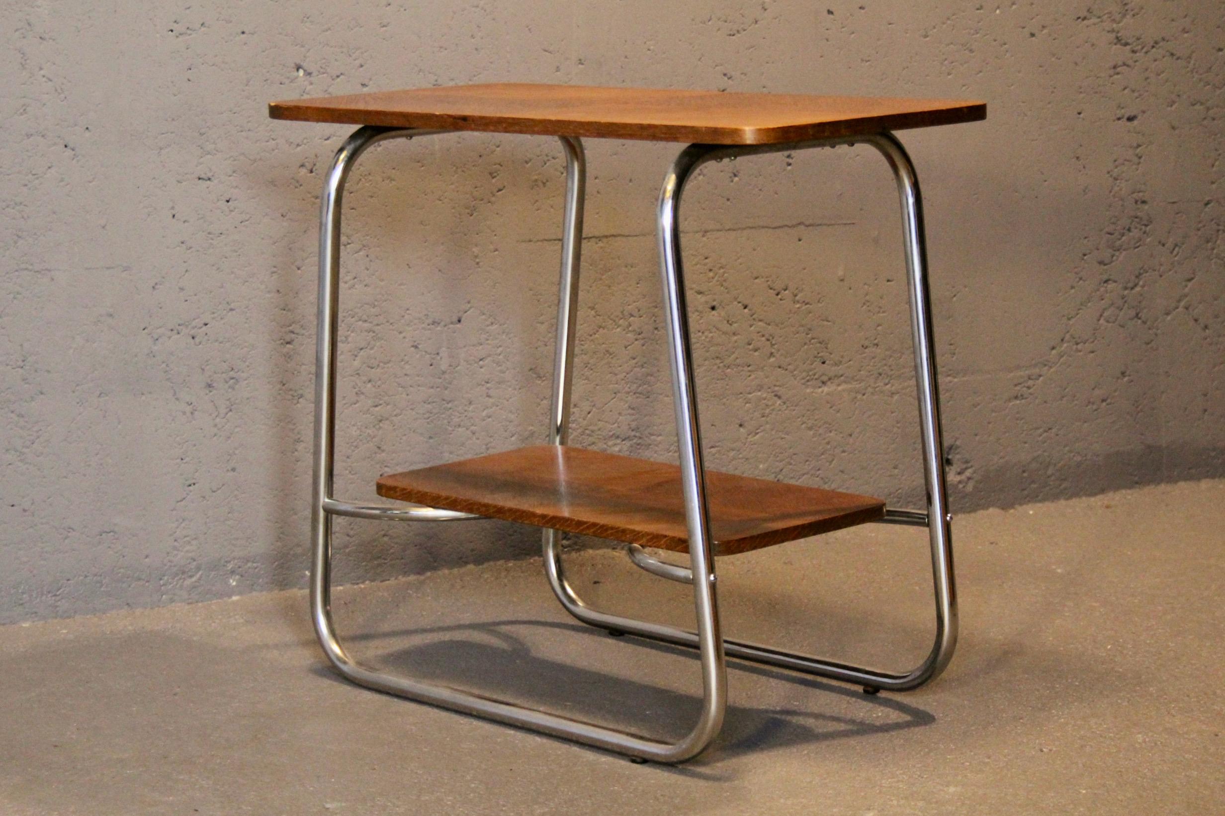 Table à thé en tube et Wood Wood en vente 2