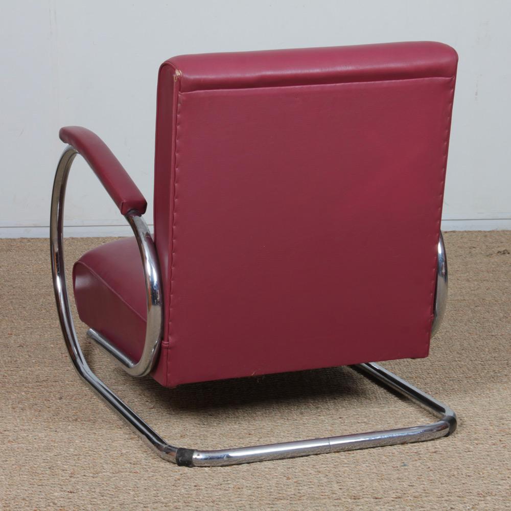 Tubular armchair from the 1960s (Metall) im Angebot