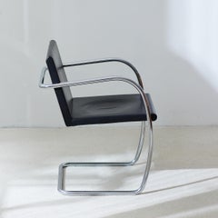 Tubular Brno Chair by Ludwig Mies van der Rohe Italy 1980s