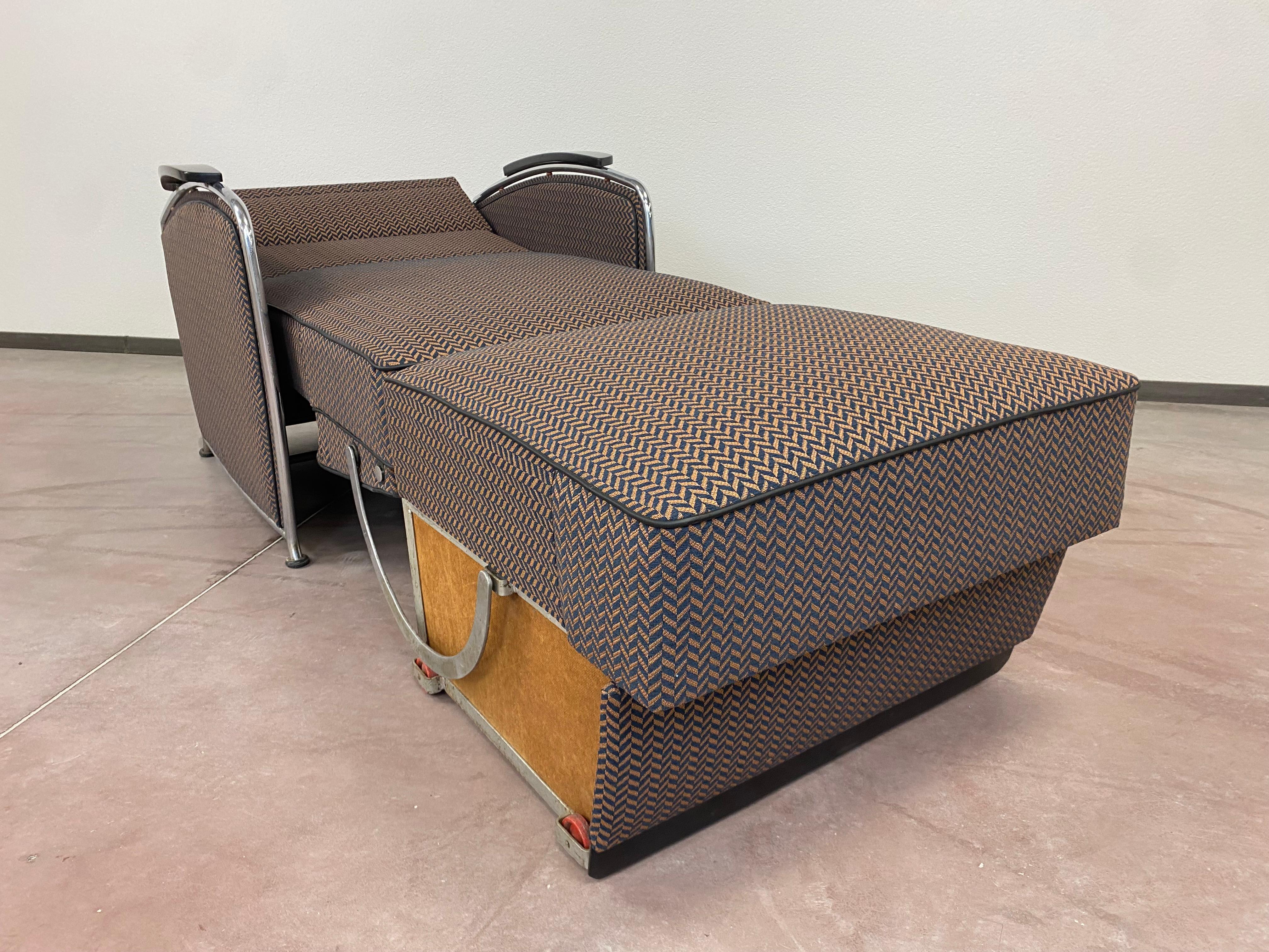 Tubular Chrome Armchair Bed Expo Brussels 58 For Sale 5