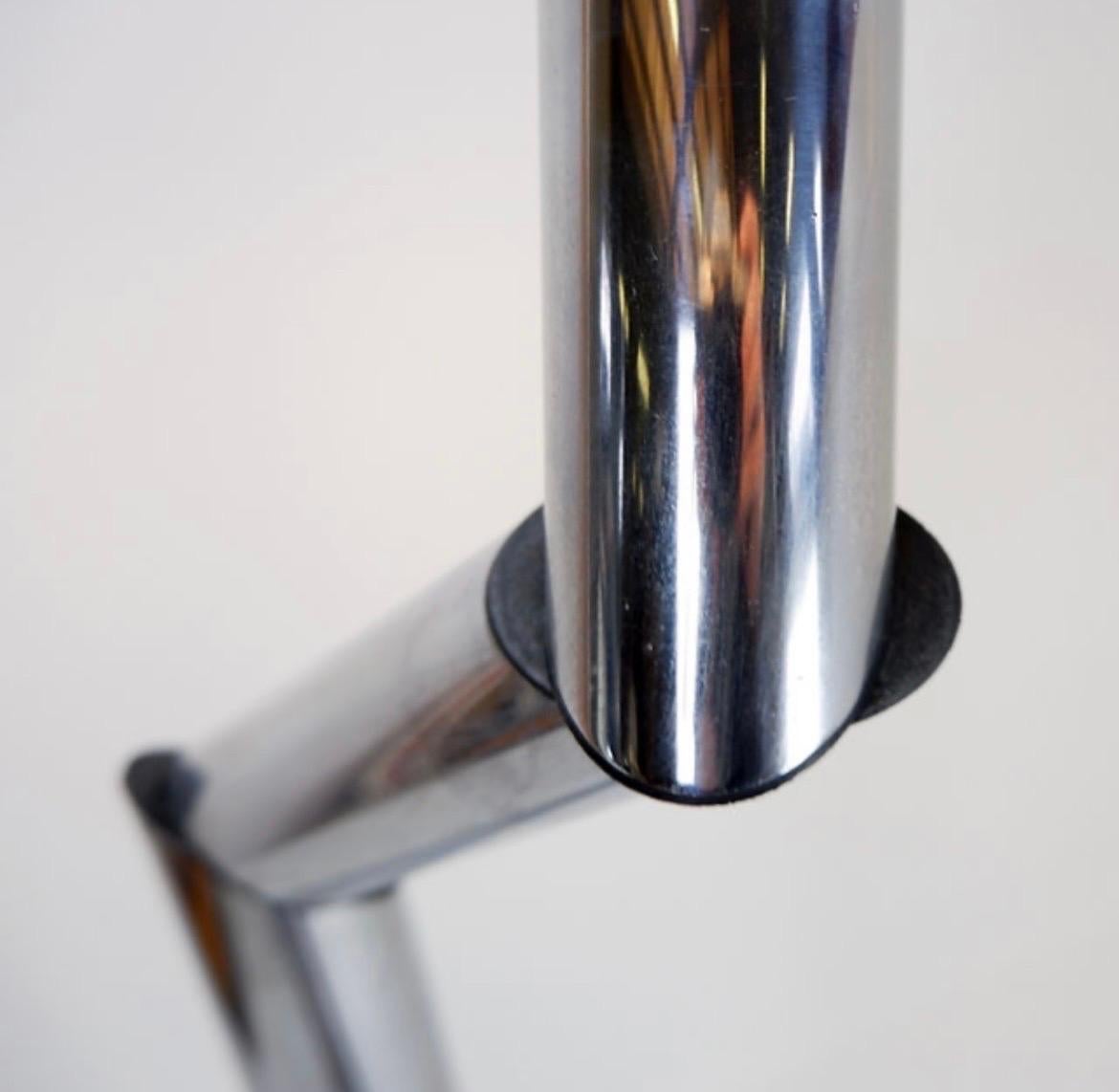 Tubular Chrome articulated Floor Lamp 3
