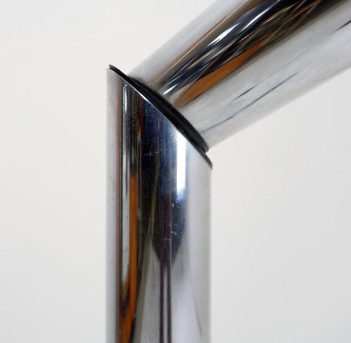 Tubular Chrome articulated Floor Lamp In Fair Condition In Linkebeek, BE