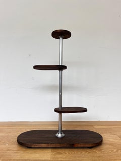 Portafiori tubolare cromato Bauhaus - anni '40