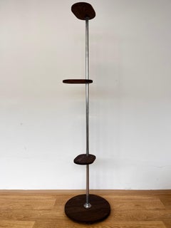 Tubular chrome Bauhaus flower stand - 1940s