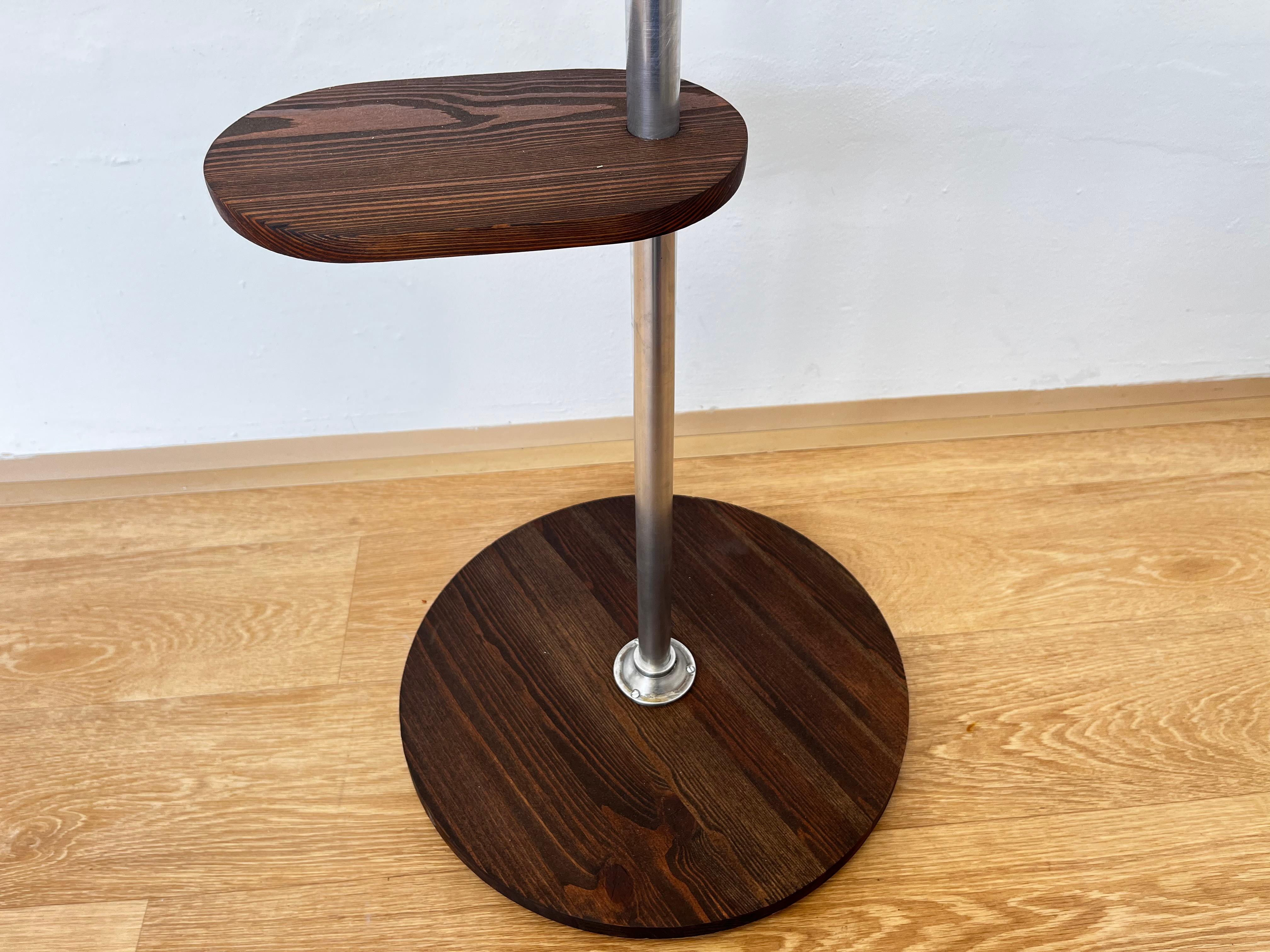 Tchèque Porte-fleurs tubulaire chromé Bauhaus - années 1940 en vente